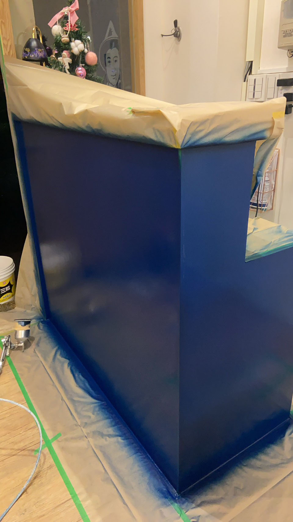 新北餐廳櫃檯改色施工