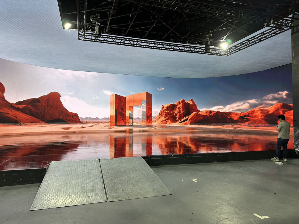 攝影棚3D投影環氧樹脂完成面