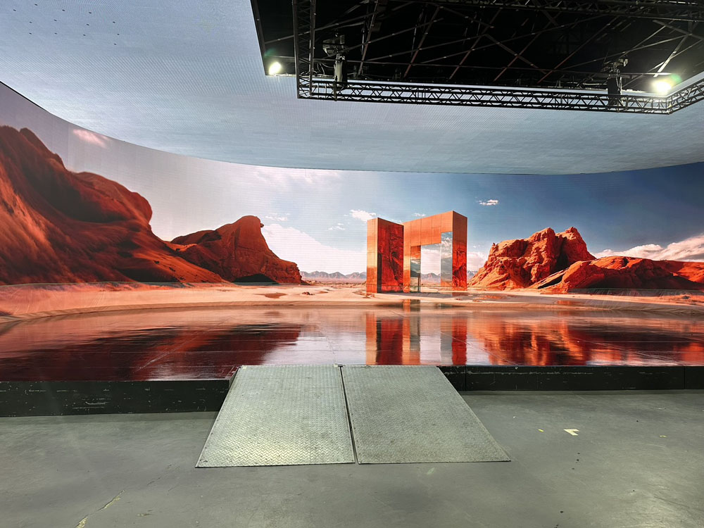 攝影棚3D投影環氧樹脂完成面